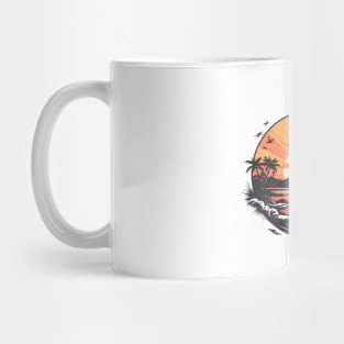 Capturing the beauty of the vintage sunset Mug